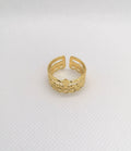 Bague ajustable #Orora - Bijoux en acier inoxydable Altura Acier