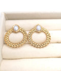 Boucles d'oreilles #Flora - bijoux en acier inoxydable Altura Acier