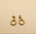Boucle d'oreille acier inoxydable #Milena Altura Acier