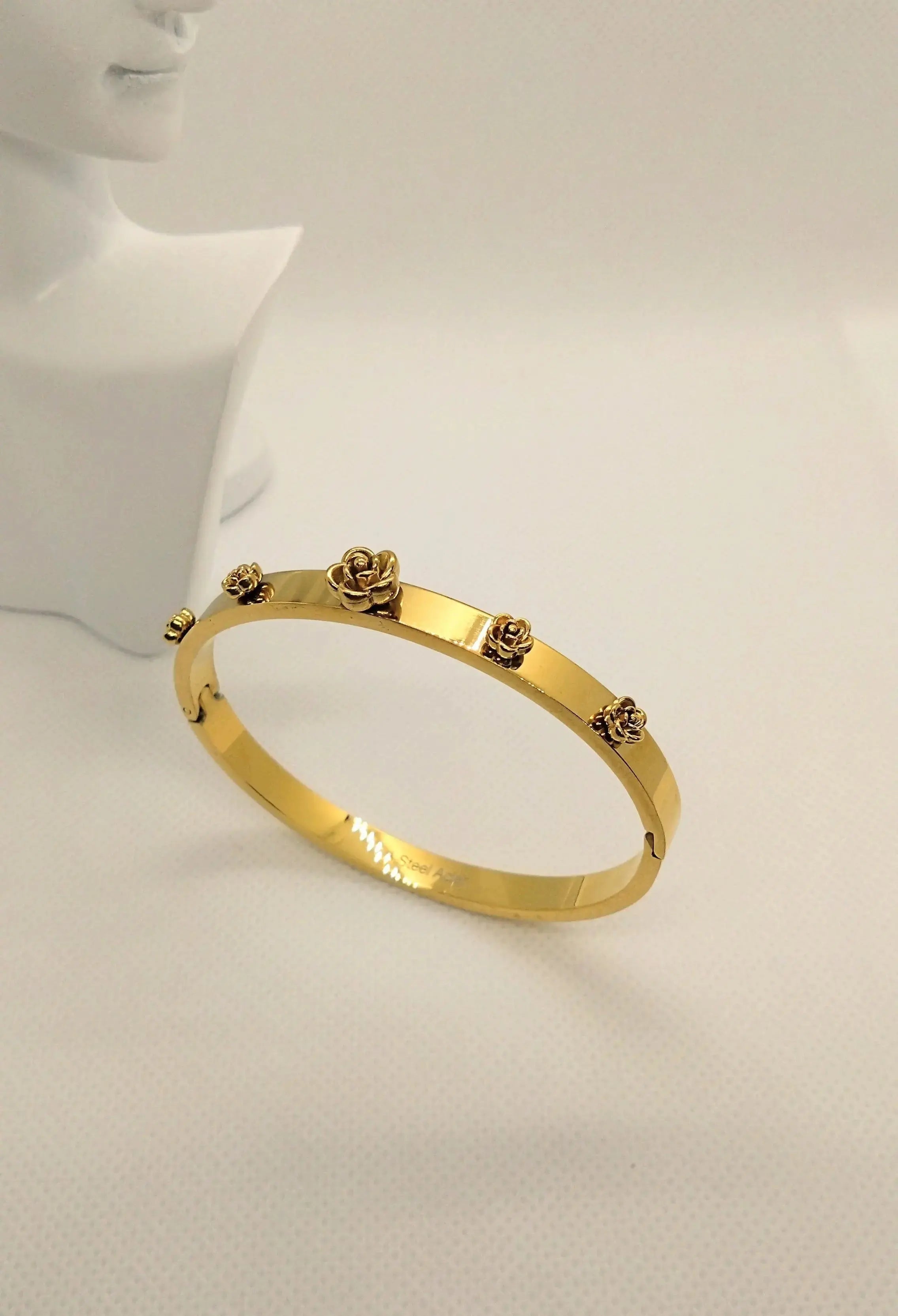 Bracelet Jonc acier inoxydable #Elisa Altura Acier