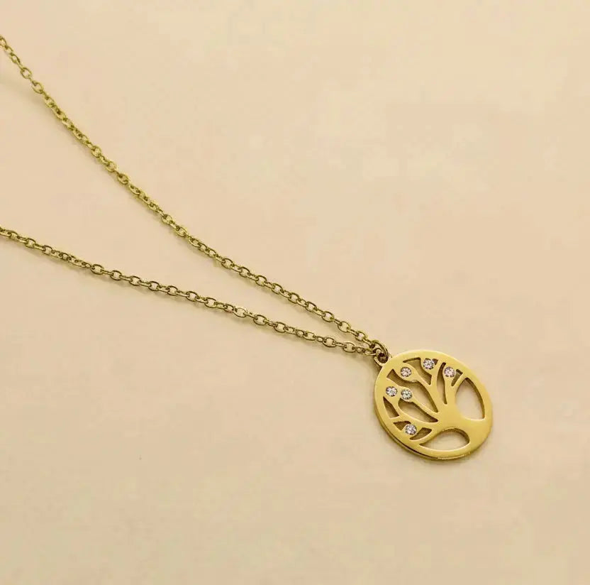 Collier acier inoxydable #Arbre de vie Altura Acier