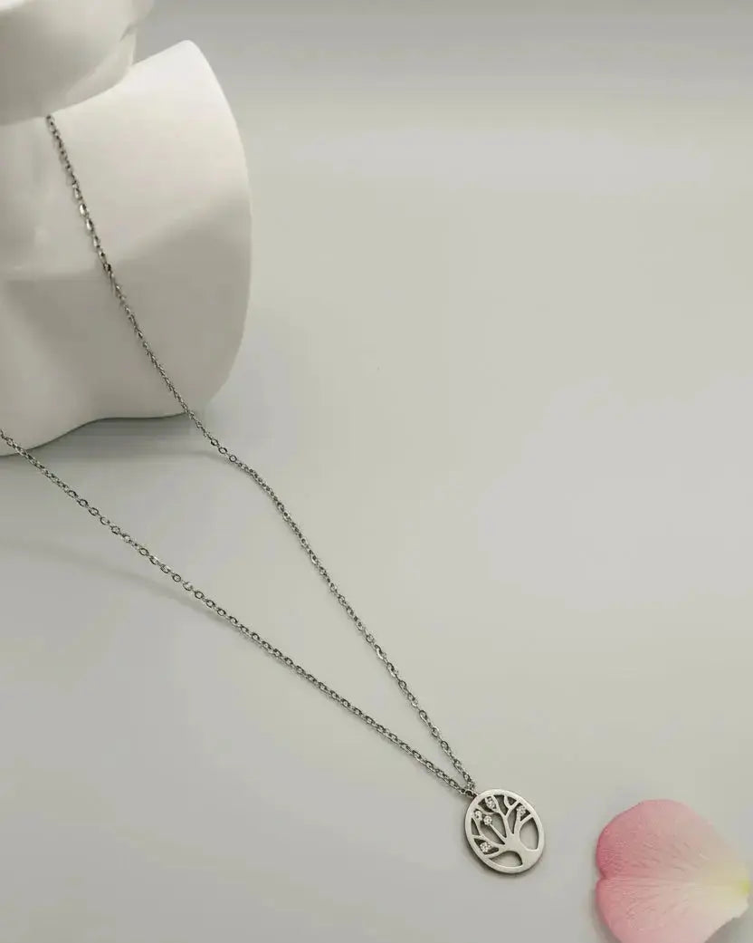 Collier acier inoxydable #Arbre de vie Altura Acier