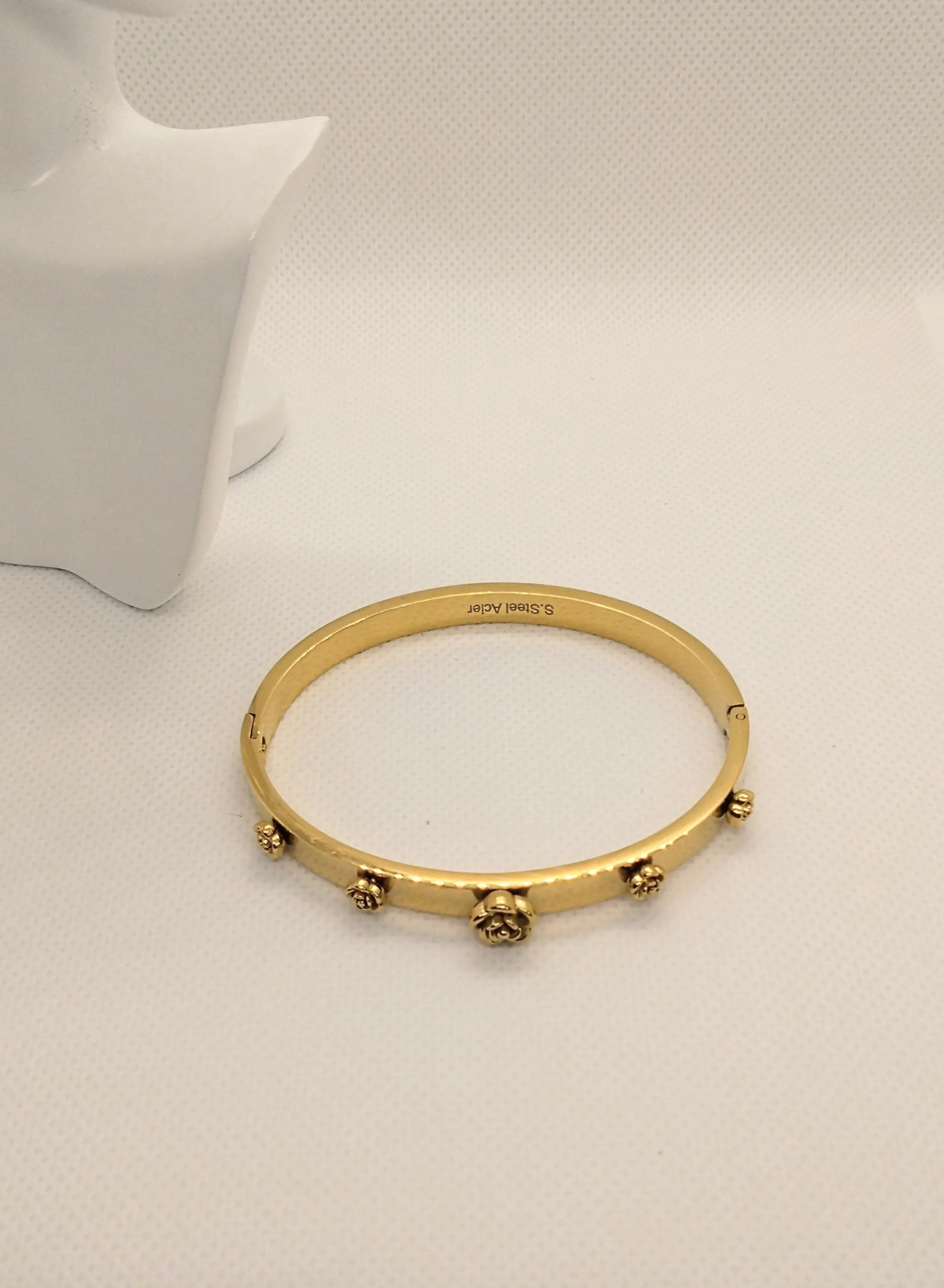 Bracelet Jonc acier inoxydable #Elisa Altura Acier