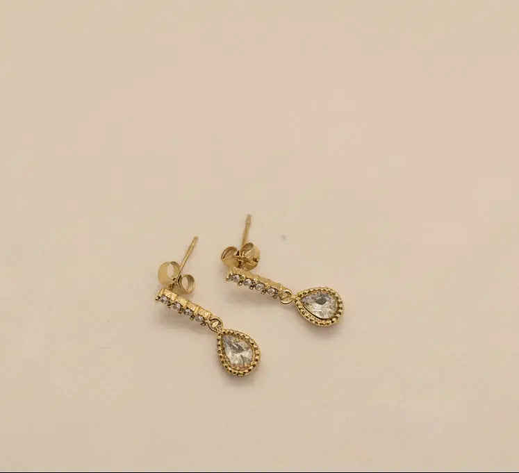 Boucle d'oreille acier inoxydable #Lisa Altura Acier