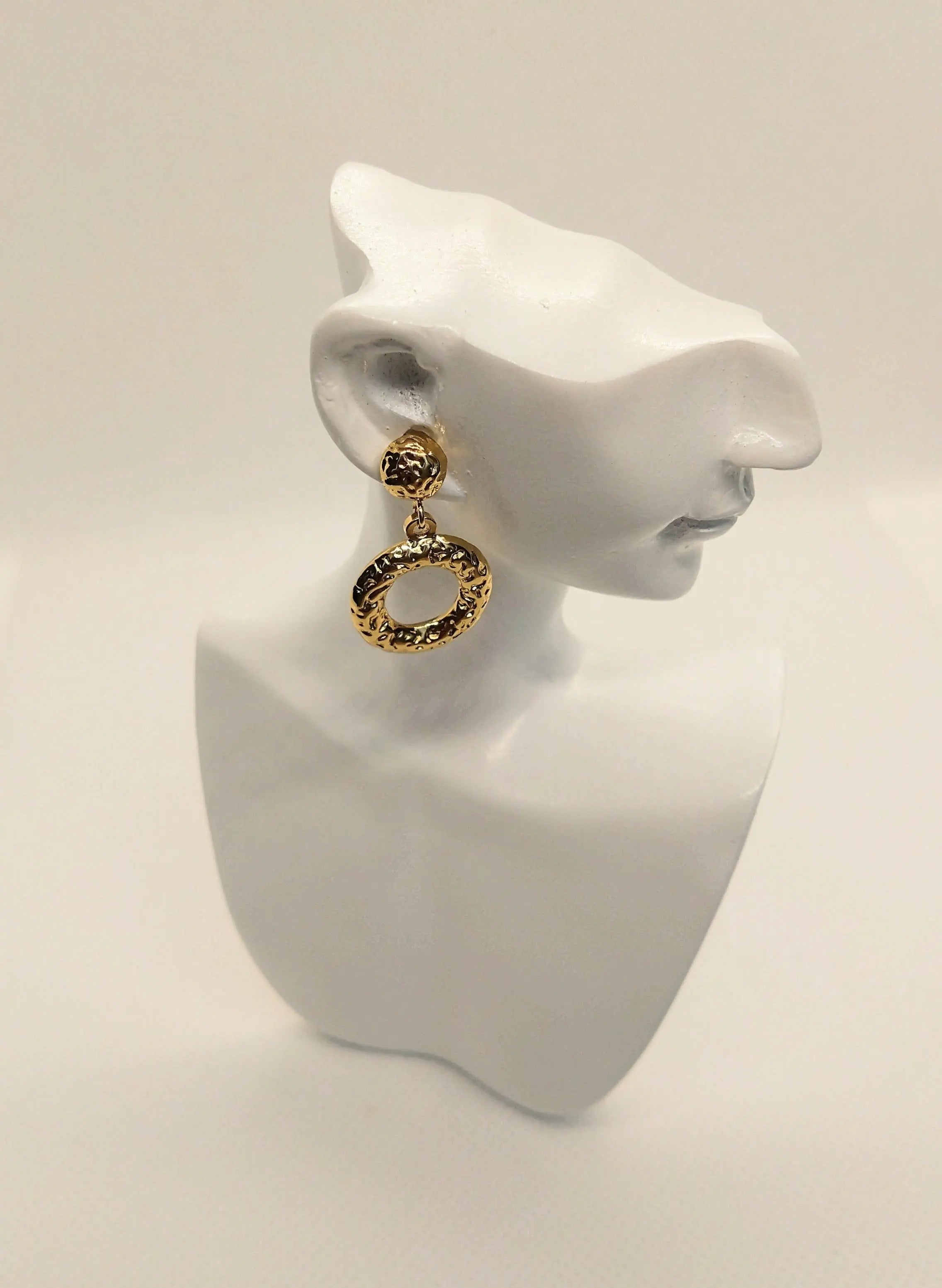 Boucle d'oreille acier inoxydable #Milena Altura Acier