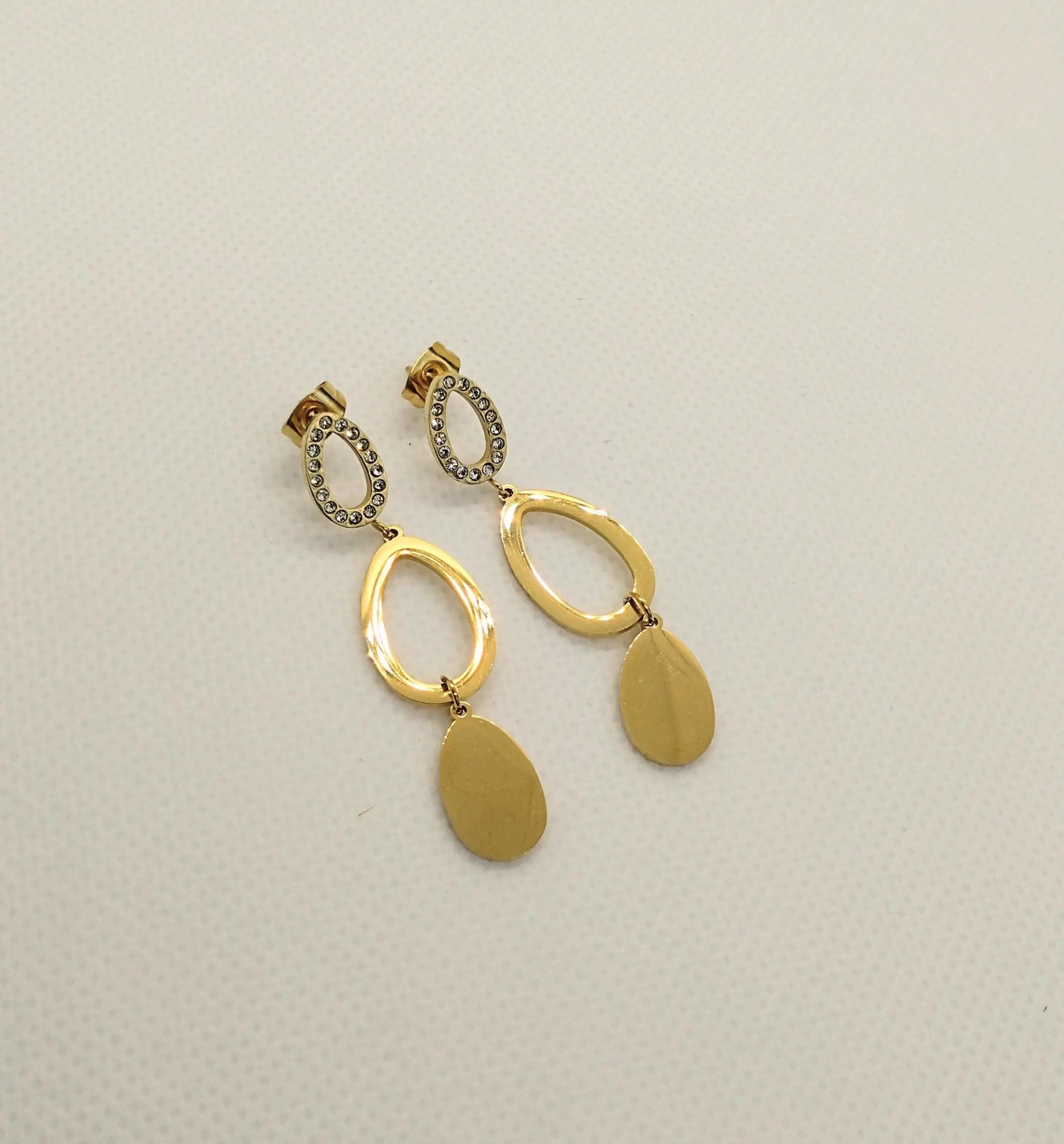 Boucle d'oreille acier inoxydable #Ora Altura Acier