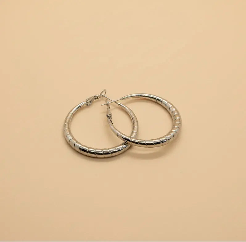 Boucles d'oreilles acier inoxydable #Lyna Altura Acier