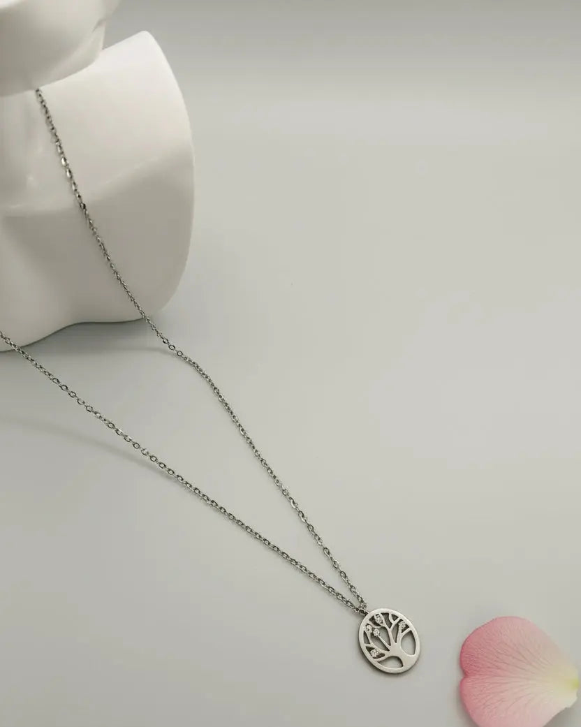 Collier acier inoxydable #Arbre de vie Altura Acier