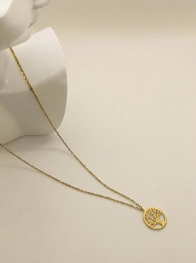 Collier acier inoxydable #Arbre de vie Altura Acier