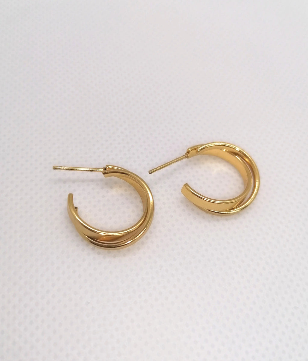 Boucles d'oreilles #Anna - Bijoux en acier inoxydable Altura Acier