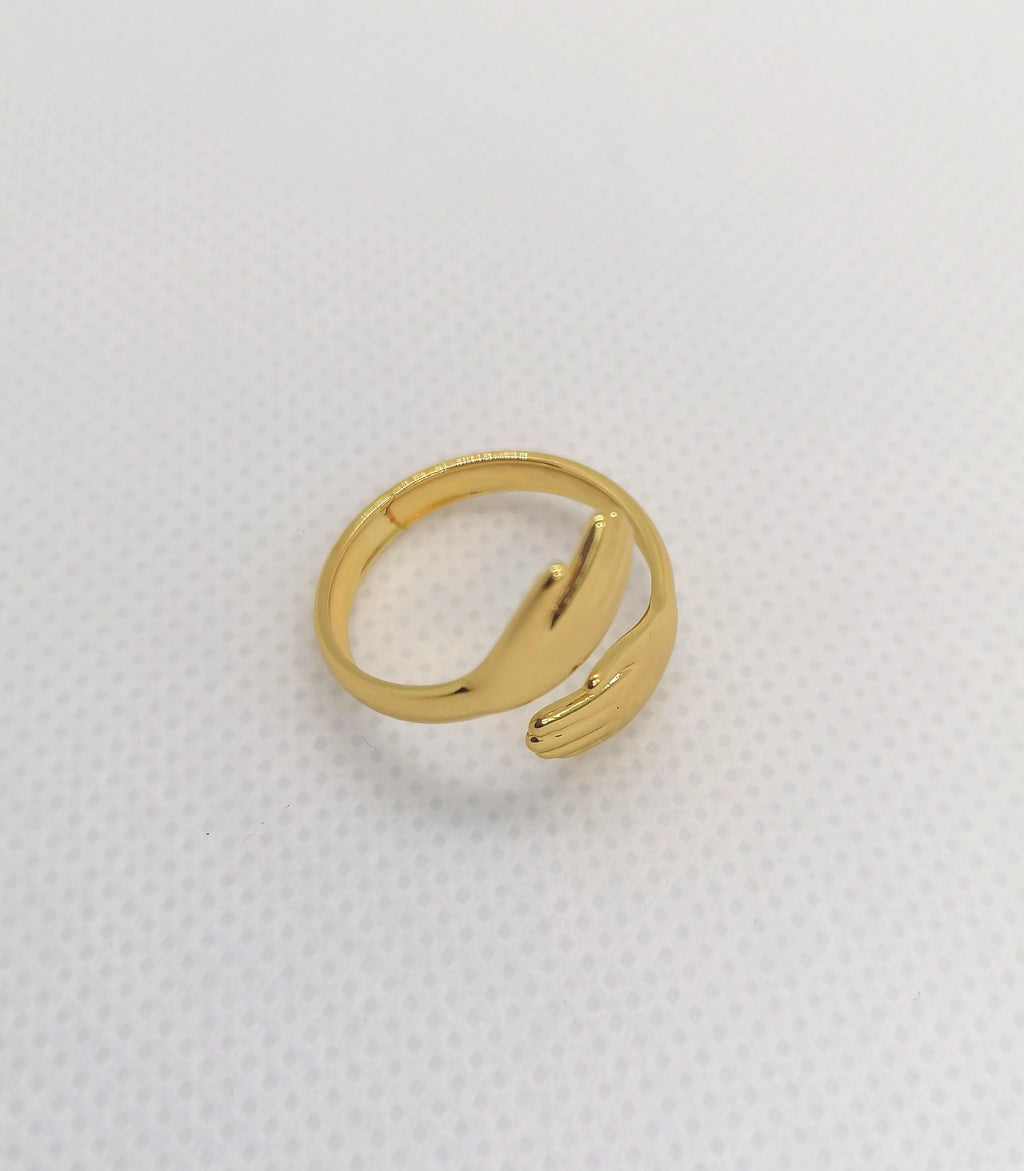 Bague ajustable #Palma - Bijoux en acier inoxydable Altura Acier