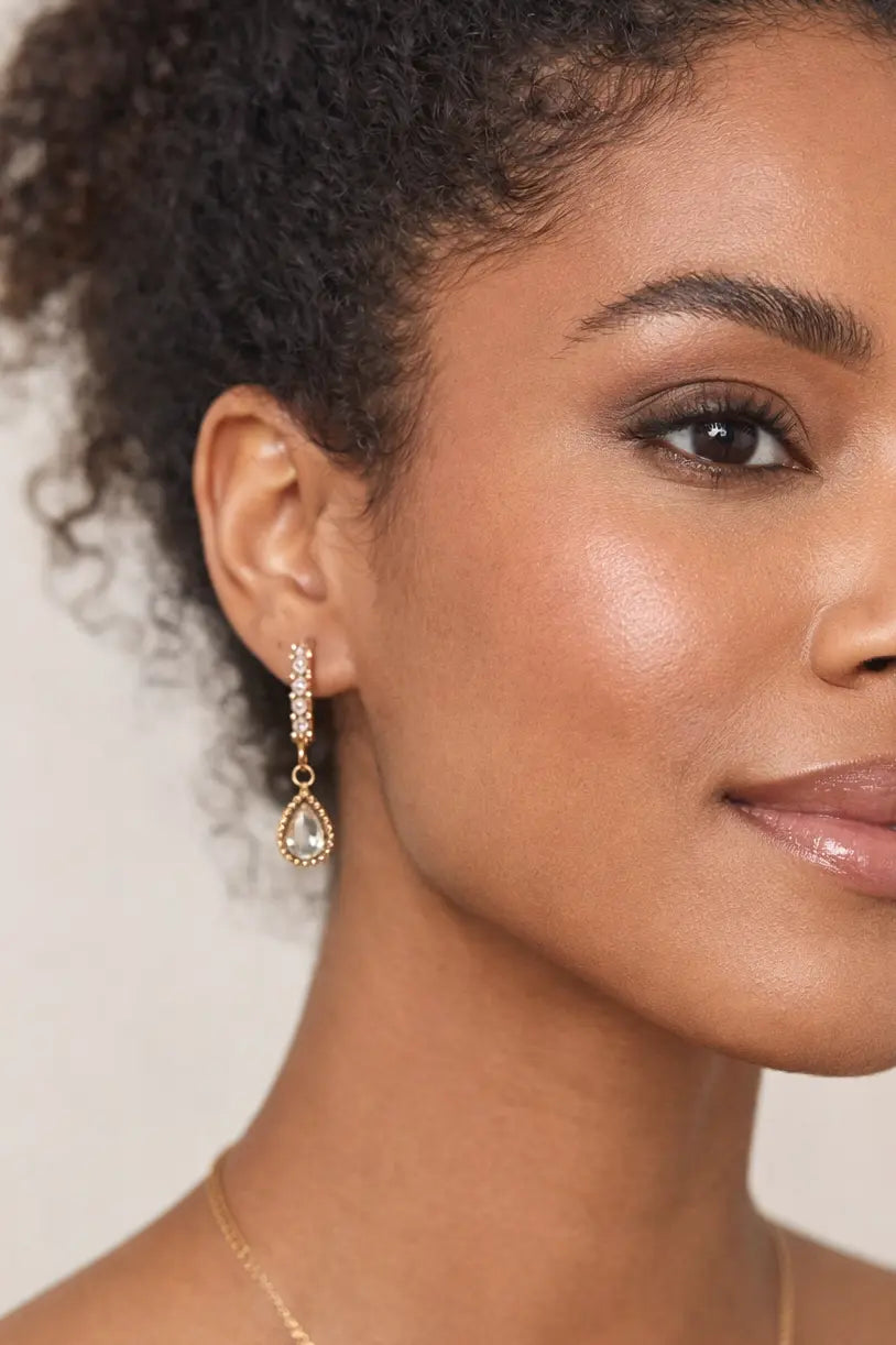 Boucles d'oreilles #Lisa - Bijoux en acier inoxydable