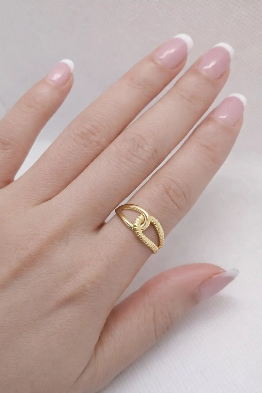 Bague ajustable #ylana - Bijoux en acier inoxydable Altura Acier